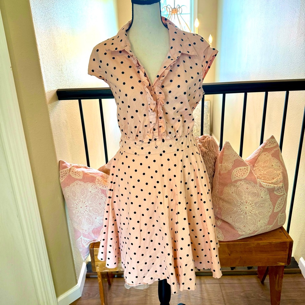 Bailey blue retro pink swing dress tulle underskirt